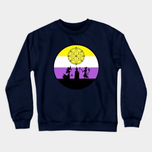 Non Binary Witches Crewneck Sweatshirt